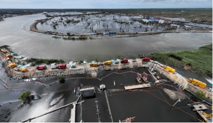 Bomba d'emergència de drenatge del llac de la presa